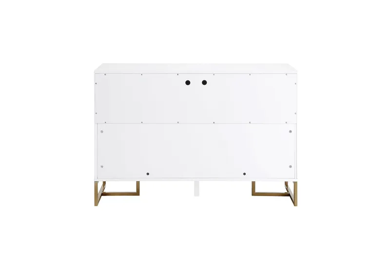 Herringbone Sideboard 122x48 cm Vit - CosmoLiving - Förvaring - Förvaringsmöbler - Sideboard & skänk