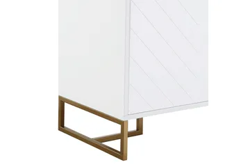 Herringbone Sideboard 122x48 cm Vit - Förvaring - Förvaringsmöbler - Sideboard & skänk