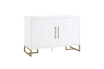 Herringbone Sideboard 122x48 cm Vit - Förvaring - Förvaringsmöbler - Sideboard & skänk