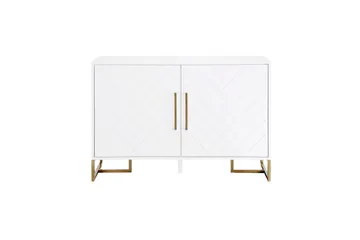 Herringbone Sideboard 122x48 cm Vit - Förvaring - Förvaringsmöbler - Sideboard & skänk