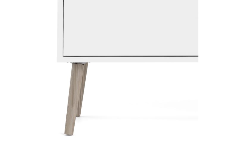 Hostafranc Sideboard 40x196 cm - Vit|Natur - Förvaring - Förvaringsmöbler - Sideboard & skänk