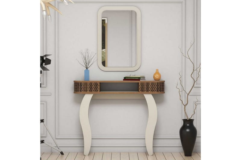 Hovdane Skänk 105 cm i Trä - Brun|Vit - Förvaring - Förvaringsmöbler - Sideboard & skänk