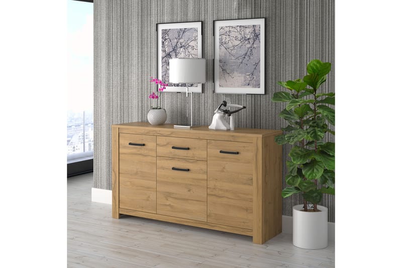 Hovencamp Skänk 42x161 cm - Brun - Förvaring - Förvaringsmöbler - Sideboard & skänk