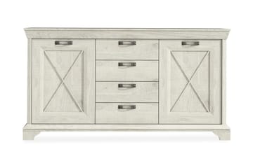 Hurlston Highboard 178 cm - Vit - Förvaring - Förvaringsmöbler - Sideboard & skänk