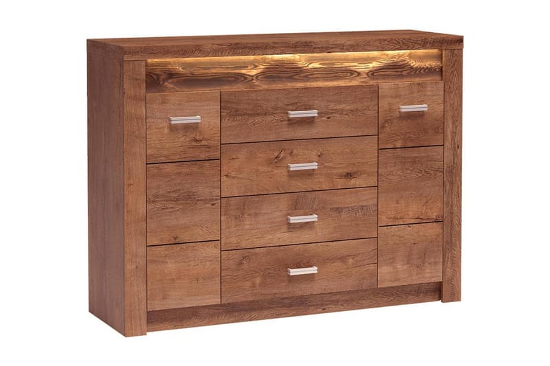 Indianapolis Skänk 137x42x104 cm - Beige|Brun - Förvaring - Förvaringsmöbler - Sideboard & skänk
