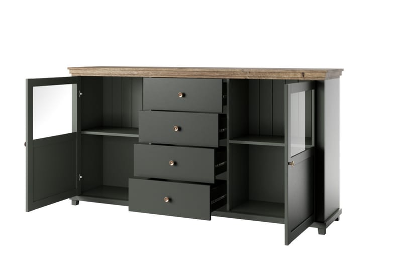 Ivreri Sideboard 42x181 cm - Khaki/Natur - Sideboard & skänk