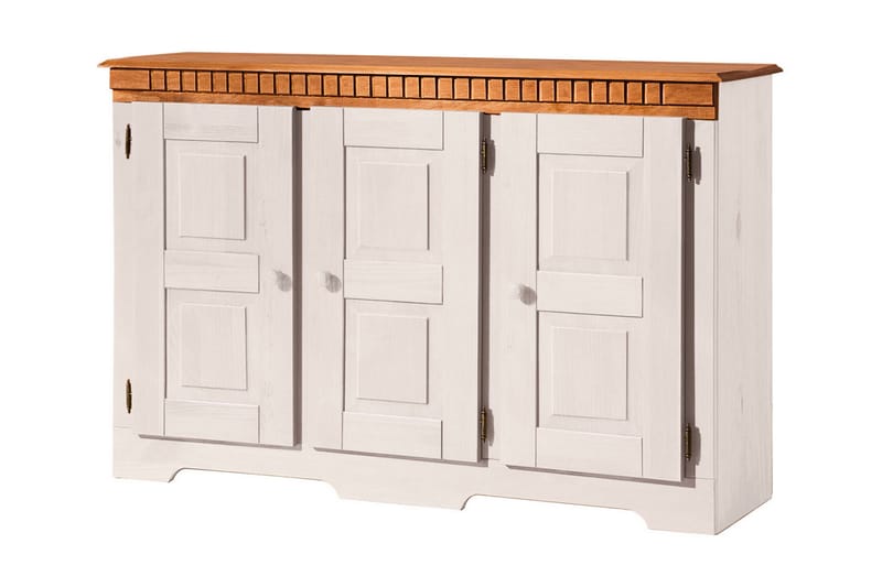 Kersey Skänk 121 cm - Vit/Brun - Förvaring - Förvaringsmöbler - Sideboard & skänk