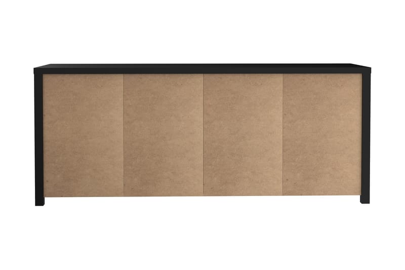 Konitsa Sideboard 52x210 cm - Brun/Svart - Förvaring - Förvaringsmöbler - Sideboard & skänk