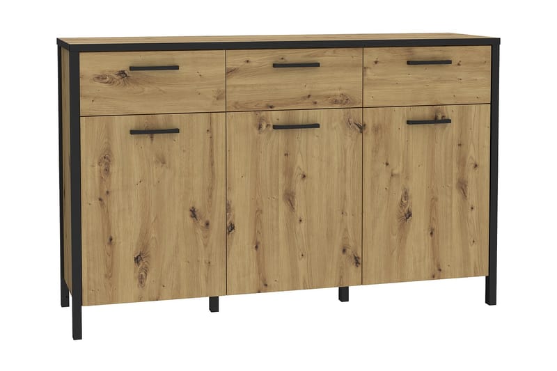 Koufalia Sideboard 40x140 cm - Brun/Svart - Sideboard & skänk