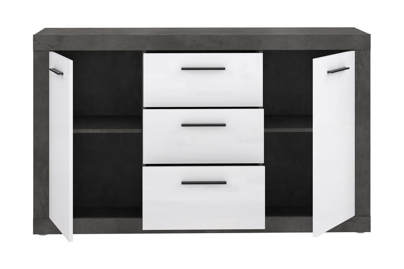 Kranea Sideboard 41x143 cm - Grå/Vit - Förvaring - Förvaringsmöbler - Sideboard & skänk