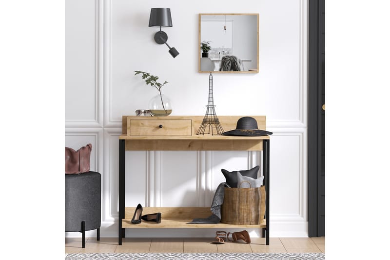 Kuirala Byrå 100x35 cm Hylla - Blå/Natur - Förvaring - Förvaringsmöbler - Sideboard & skänk
