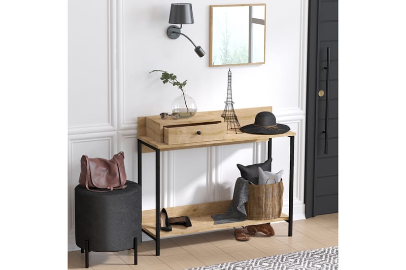 Kuirala Byrå 100x35 cm Hylla - Blå/Natur - Förvaring - Förvaringsmöbler - Sideboard & skänk