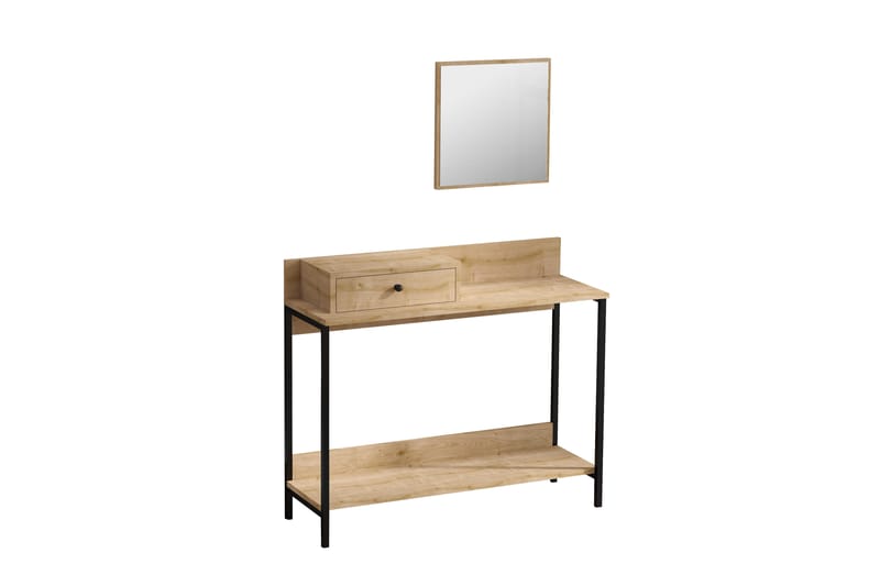 Kuirala Byrå 100x35 cm Hylla - Blå/Natur - Sideboard & skänk