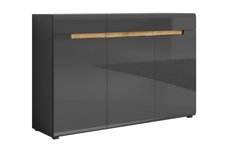 Larguie Sideboard 137x92 cm - Grå/Svart - Sideboard & skänk