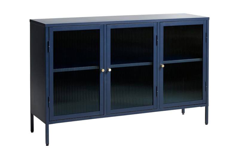 Lazarus Sideboard 3 delar 132 cm - Blå - Sideboard & skänk