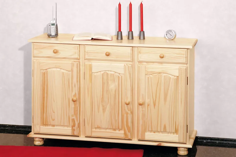 Leksand Skänk 130 cm - Furu - Förvaring - Förvaringsmöbler - Sideboard & skänk