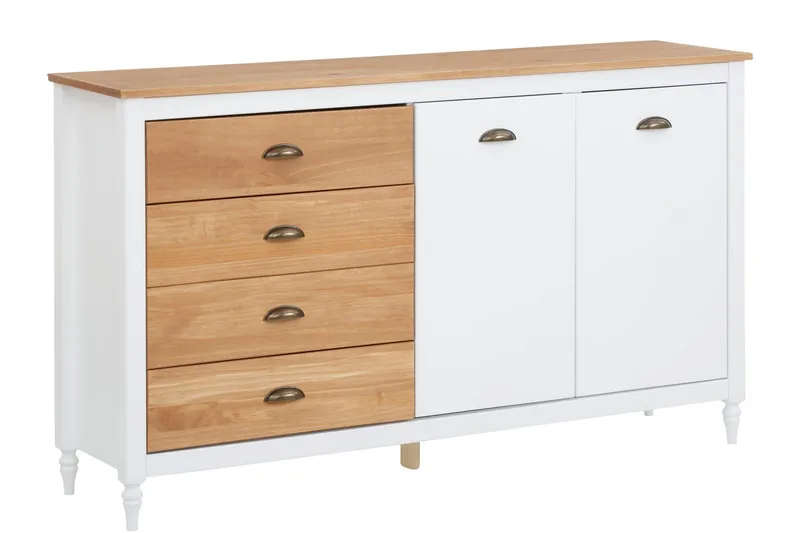 Lenham Sideboard 160x45 cm - Vit - Förvaring - Förvaringsmöbler - Sideboard & skänk