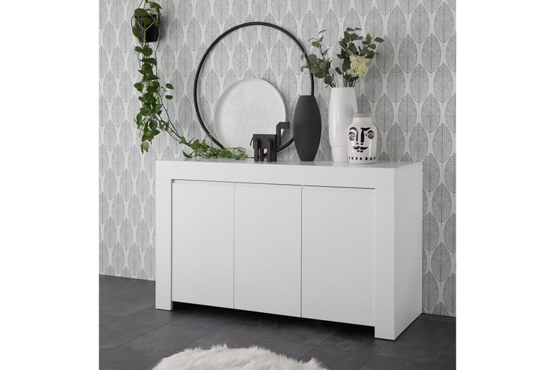 Midas Skänk 138 cm - Vit - Sideboard & skänk