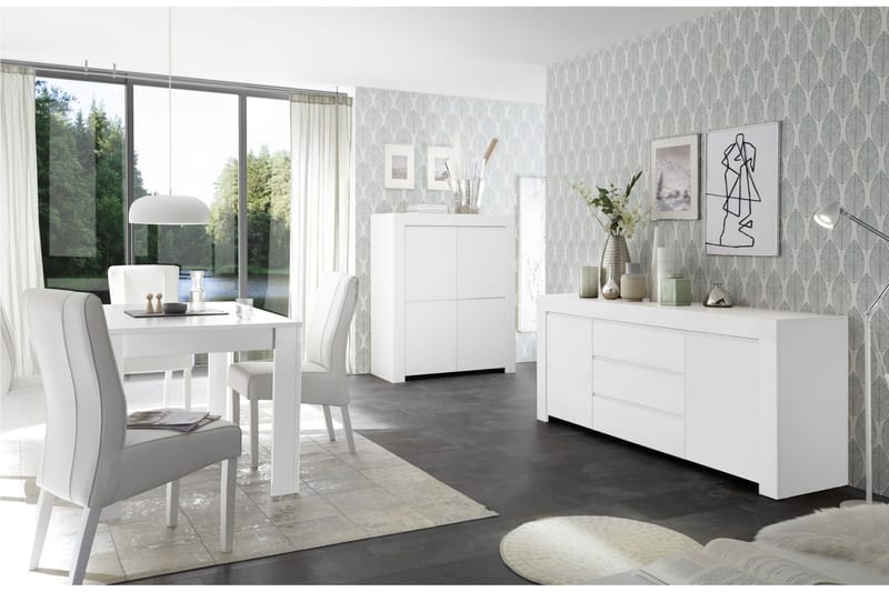 Midas Skänk 184 cm - Vit - Förvaring - Förvaringsmöbler - Sideboard & skänk