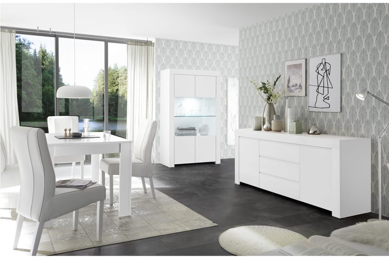 Midas Skänk 184 cm - Vit - Förvaring - Förvaringsmöbler - Sideboard & skänk