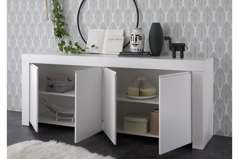 Midas Skänk 210 cm - Vit - Förvaring - Förvaringsmöbler - Sideboard & skänk