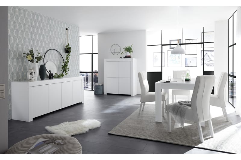 Midas Skänk 210 cm - Vit - Förvaring - Förvaringsmöbler - Sideboard & skänk