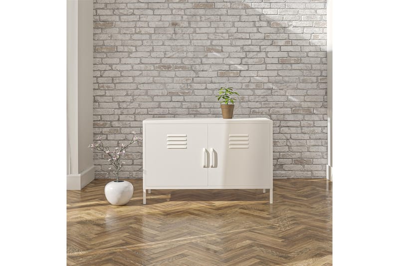 Mission District Skänk 100x40 cm Vit - Dorel Home - Sideboard & skänk