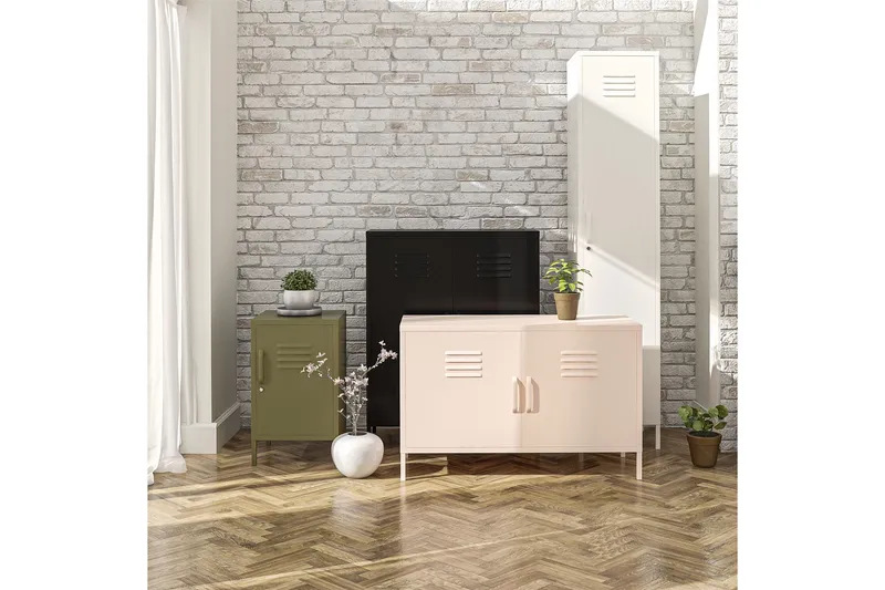 Mission District Skänk 100x40 cm Vit - Dorel Home - Förvaring - Förvaringsmöbler - Sideboard & skänk