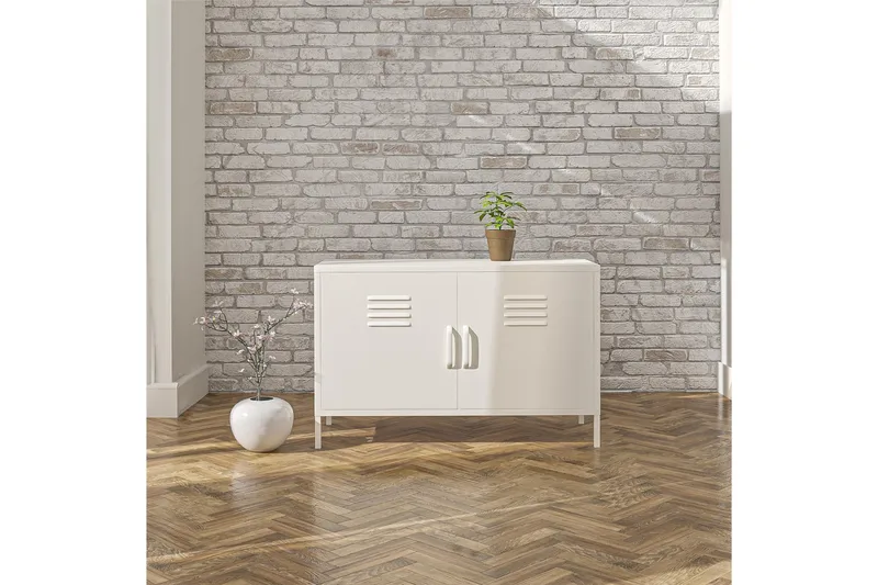 Mission District Skänk 100x40 cm Vit, Dorel Home