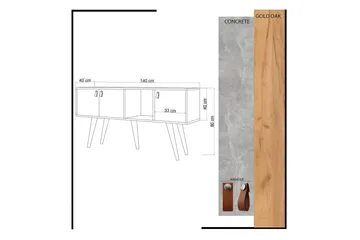 Mod Design Skänk - Trä/Vit - Förvaring - Förvaringsmöbler - Sideboard & skänk