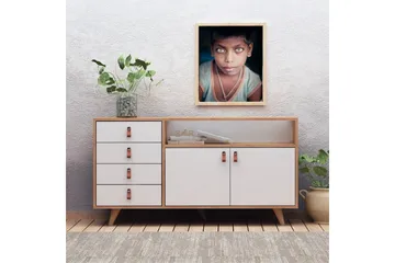 Mod Skänk i Trä - Vit|Brun - Förvaring - Förvaringsmöbler - Sideboard & skänk
