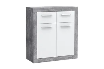 Mohaned Rektangulär Skänk 34x83 cm i Trä - Vit - Förvaring - Förvaringsmöbler - Sideboard & skänk
