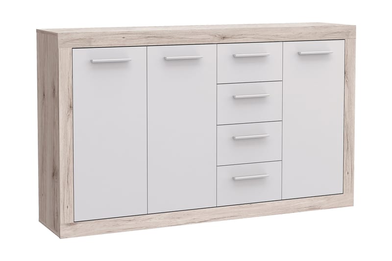 Mohaned Skänk 34x153 cm - Brun/Vit - Sideboard & skänk