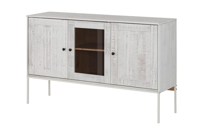 Munira Skänk 130 cm - Beige/Vit - Sideboard & skänk