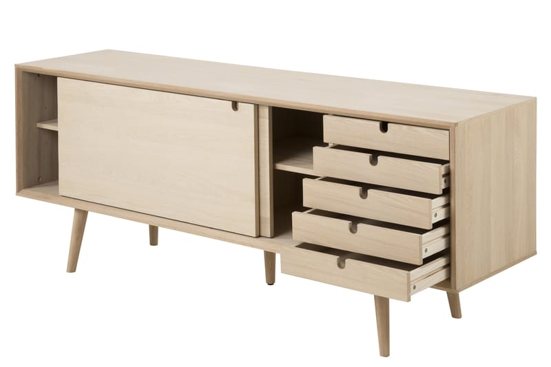 Myrviken Skänk 180 cm - Vitpigmenterad Ek - Sideboard & skänk