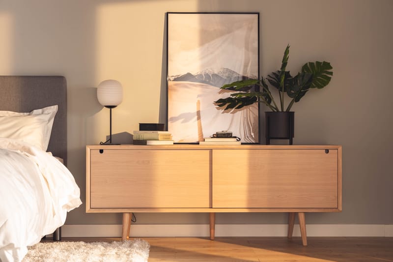 Myrviken Skänk 180 cm - Vitpigmenterad Ek - Sideboard & skänk