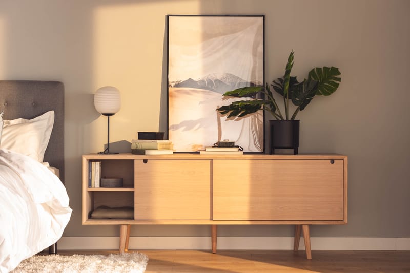 Myrviken Skänk 180 cm - Vitpigmenterad Ek - Sideboard & skänk