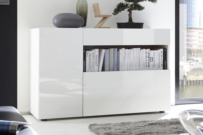 Nicery Sideboard 130 cm - Vit - Sideboard & skänk