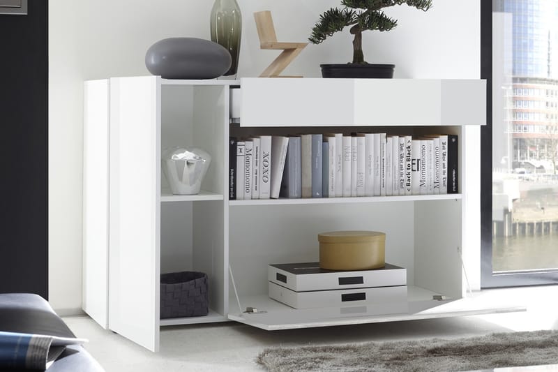 Nicery Sideboard 130 cm - Vit - Förvaring - Förvaringsmöbler - Sideboard & skänk