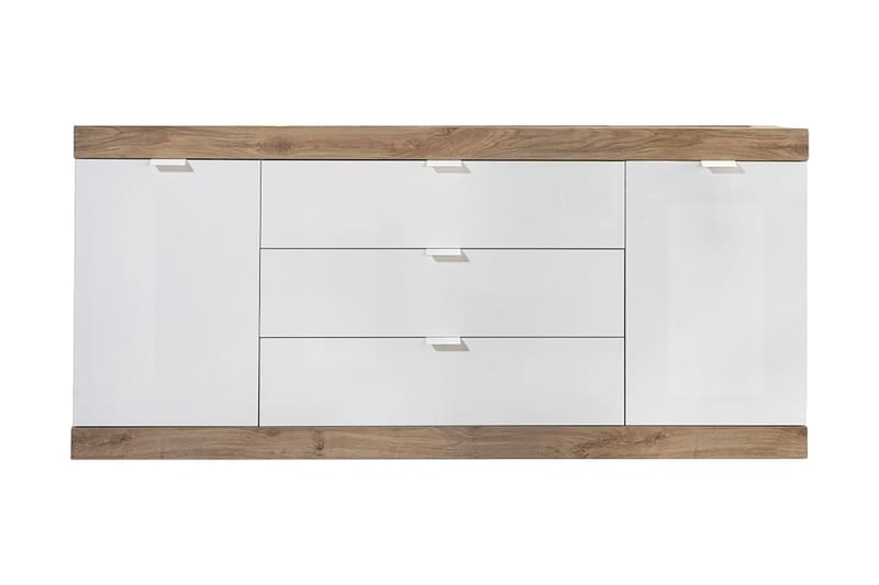 Nicery Sideboard 180 cm - Vit/Brun - Sideboard & skänk