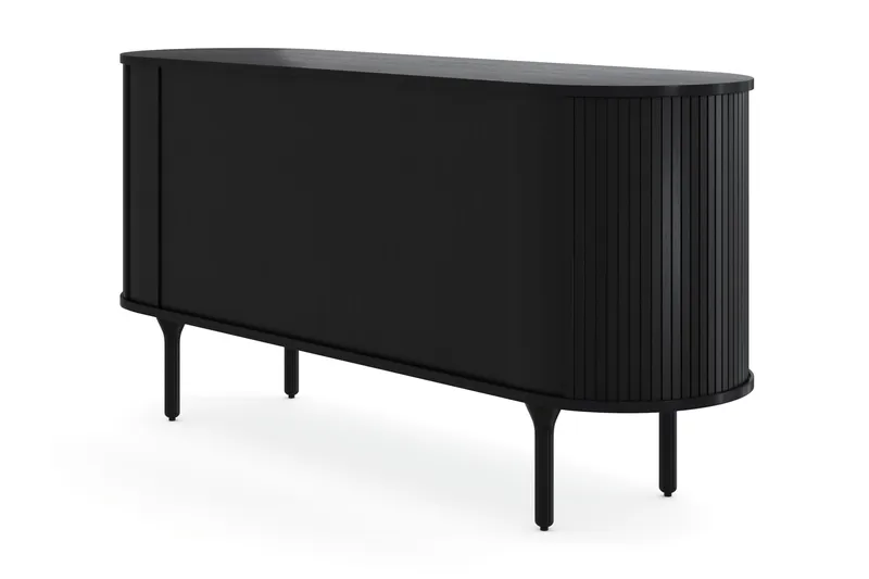 Noira Sideboard 150x45 cm Ek - Svart - Förvaring - Förvaringsmöbler - Sideboard & skänk