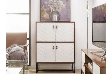 Nueva Skänk 76x39 cm - Mörkbrun/Vit - Förvaring - Förvaringsmöbler - Sideboard & skänk