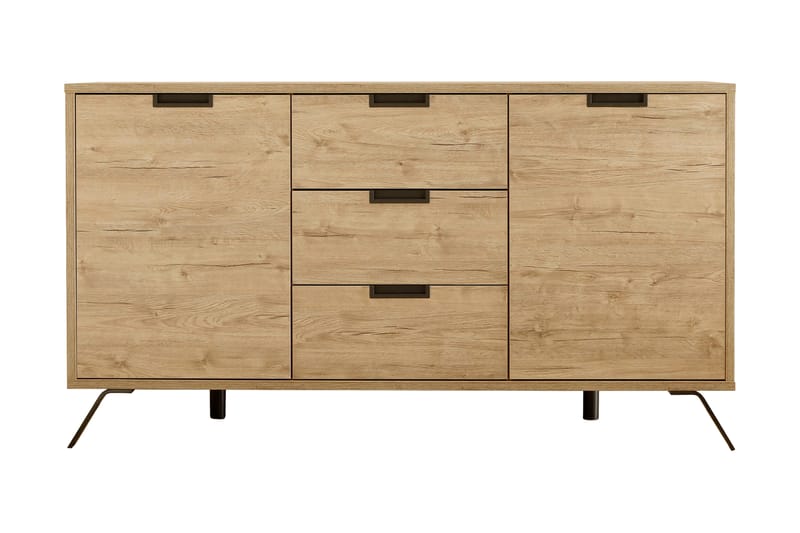 Palma Skänk 156 cm 2 Dörrar 3 Lådor - Ek - Sideboard & skänk