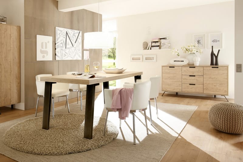 Palma Skänk 156 cm 2 Dörrar 3 Lådor - Ek - Förvaring - Förvaringsmöbler - Sideboard & skänk