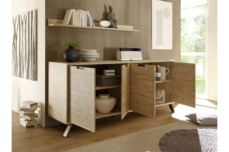 Palma Skänk 206 cm 4 Dörrar - Sherwoodek - Förvaring - Förvaringsmöbler - Sideboard & skänk