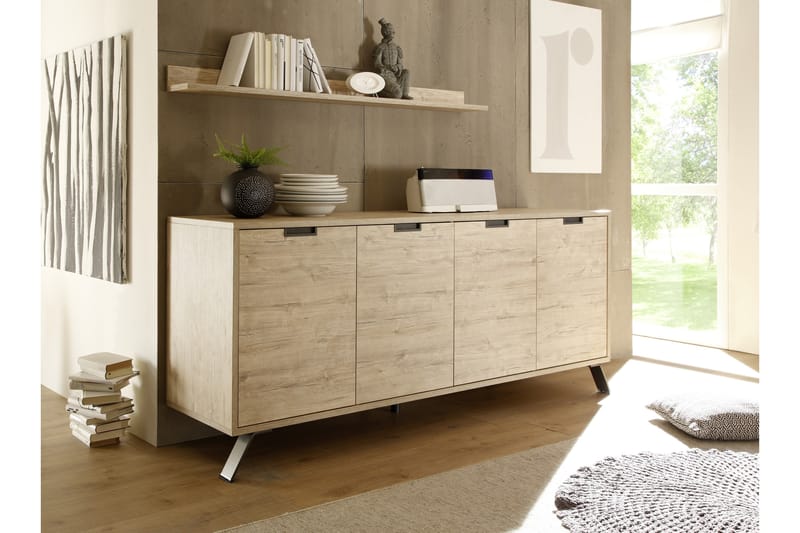 Palma Skänk 206 cm 4 Dörrar - Sherwoodek - Förvaring - Förvaringsmöbler - Sideboard & skänk