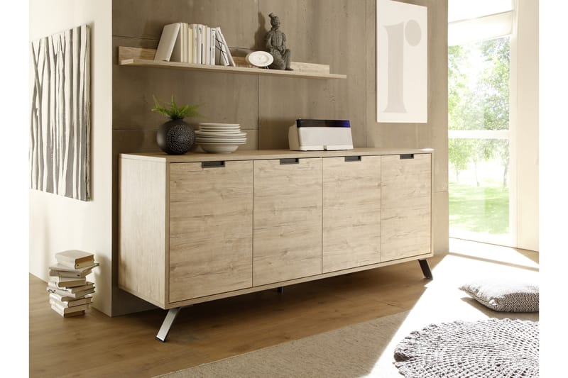 Palma Skänk 206 cm 4 Dörrar - Sherwoodek - Sideboard & skänk