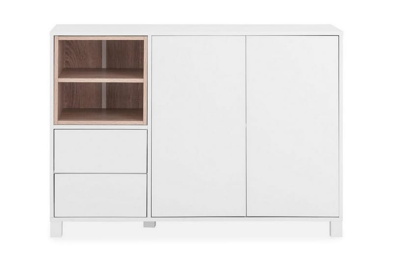 Polima Skänk 120 cm - Vit/Brun - Förvaring - Förvaringsmöbler - Sideboard & skänk