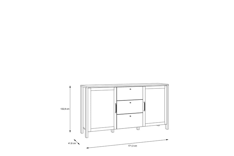 Polykastro Sideboard 42x171 cm - Brun - Sideboard & skänk