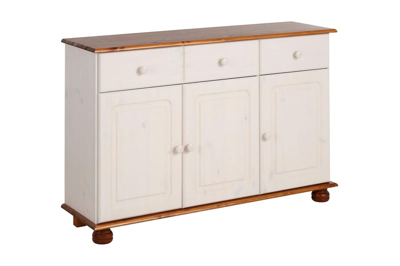 Remiel Skänk 118 cm - Vit/Brun - Förvaring - Förvaringsmöbler - Sideboard & skänk